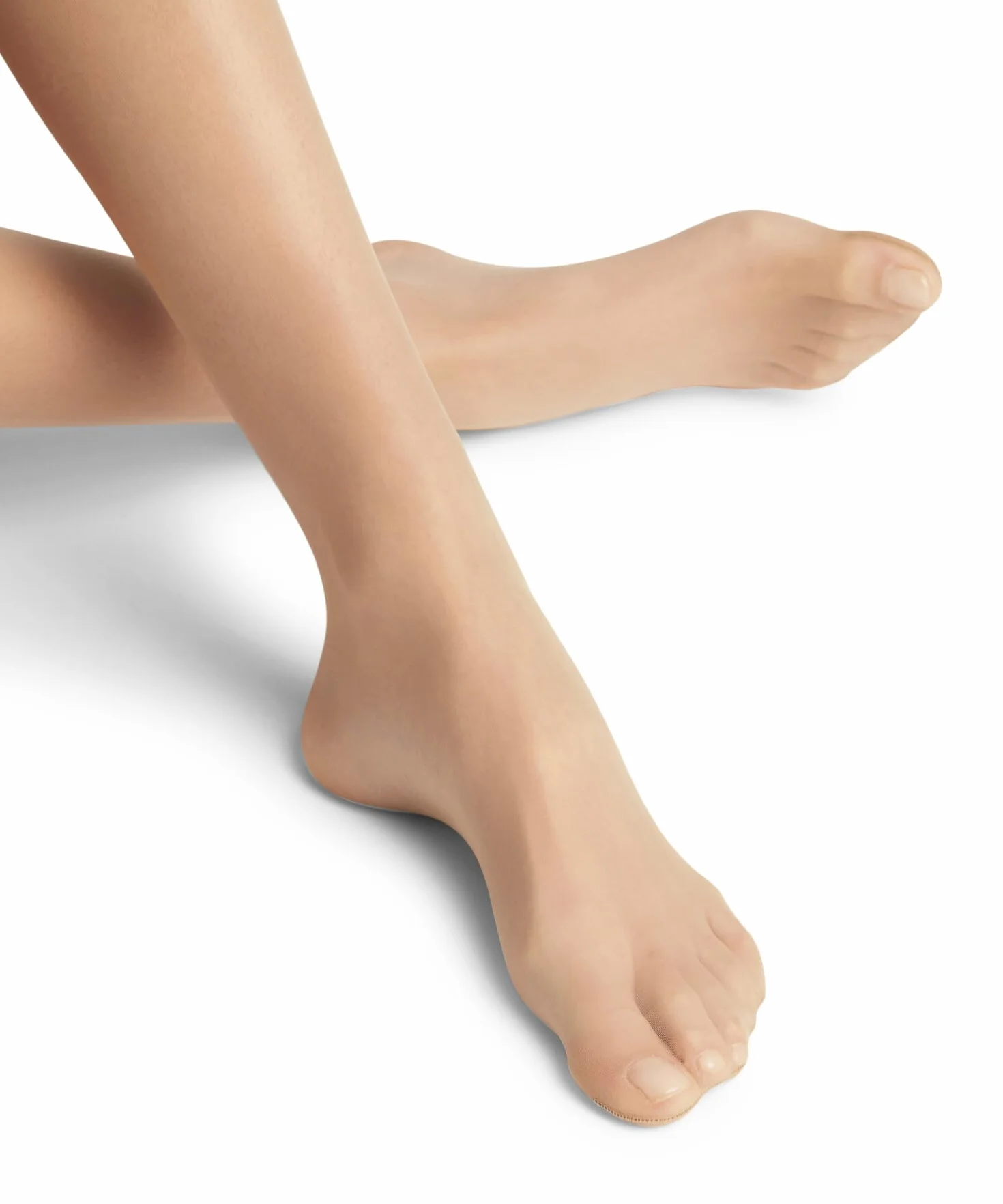 FALKE Rajstopy Invisible Deluxe 8 DEN W Ti ultra transparentny przezroczyste 1 Para, Cieliste Powder 4069, S