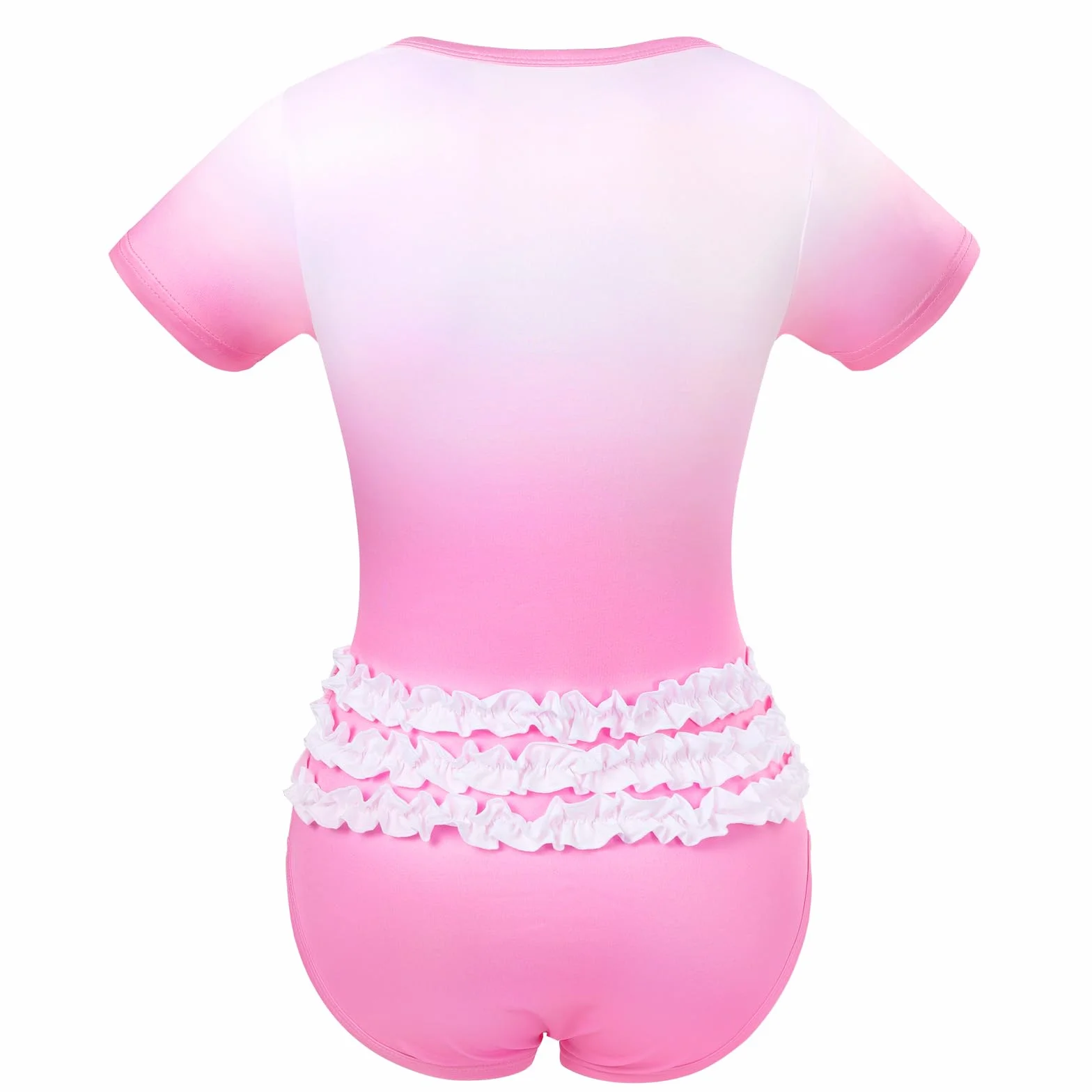 LittleForBig Jedwabisty kombinezon jednoczęściowa piżama body - Little Beauty Ruffle Back Onesie