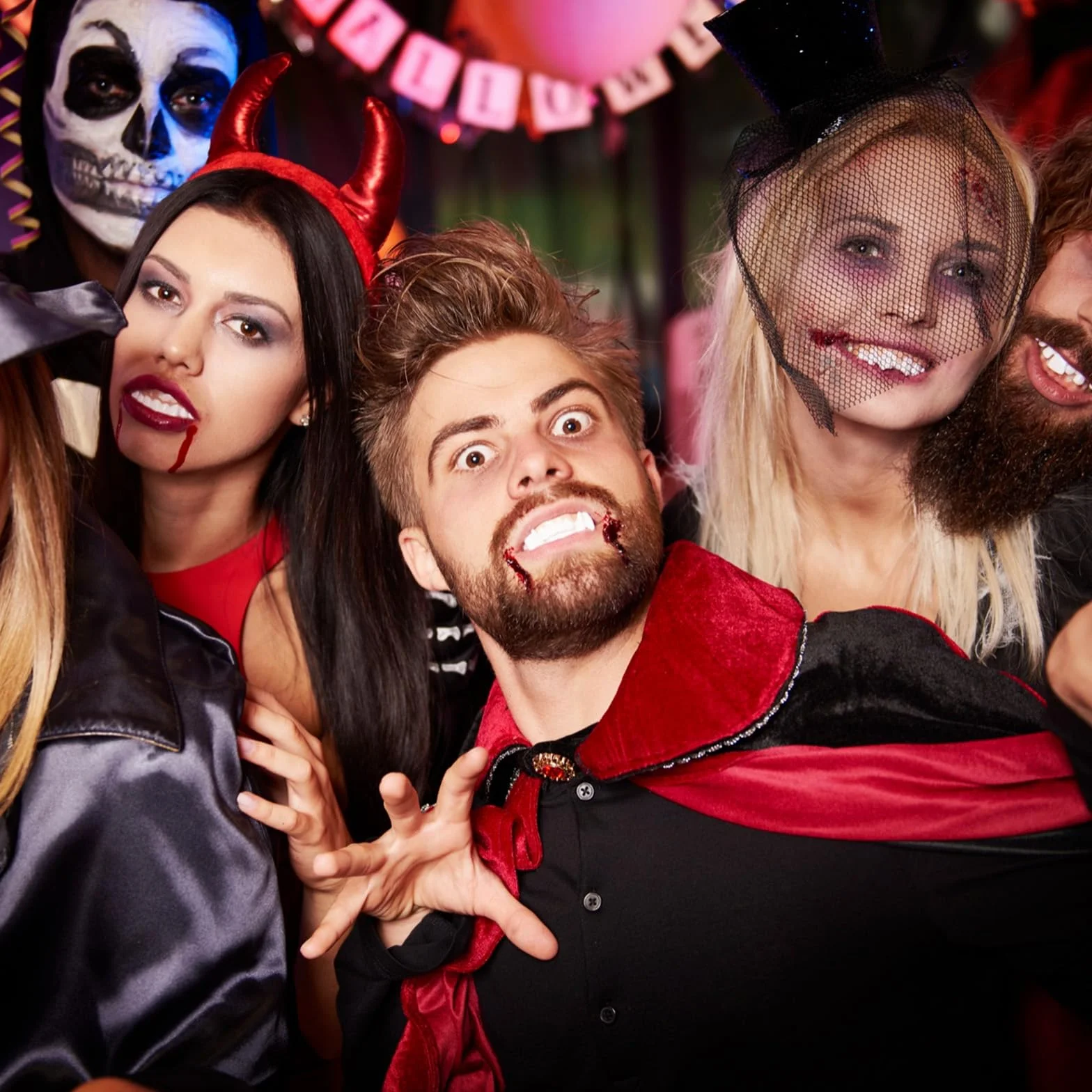 4 pary zębów wampira z 2 granulkami kleju, 4 rozmiary, Halloween, zęby wampira, sztuczne zęby, na imprezę Cosplay, rekwizyty Halloween, demon, czarownica, 13, 15, 17, 19 mm