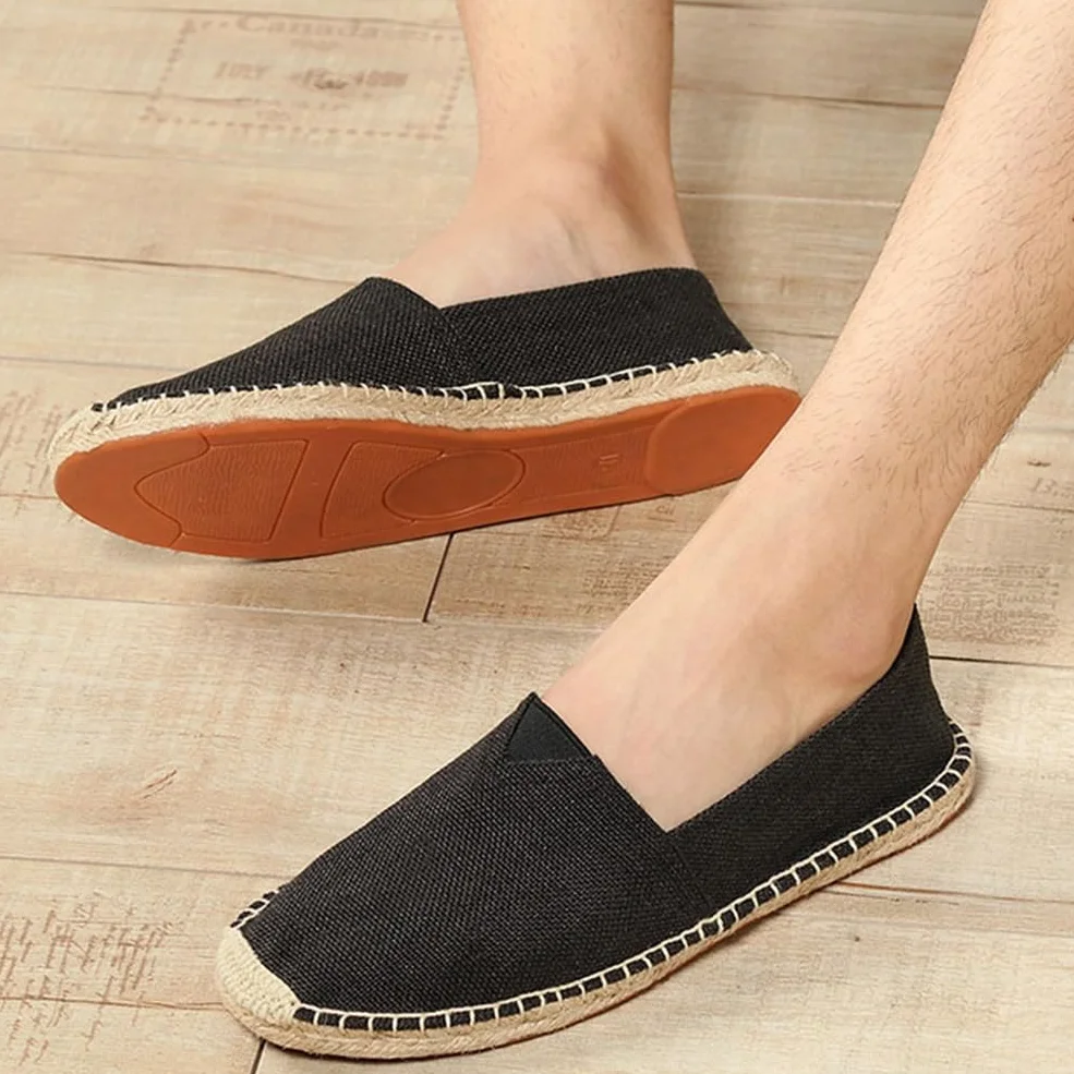 M&Catree Płócienne buty espadryle dla mężczyzn kobiet na co dzień wsuwane mokasyny płaskie trampki do jazdy