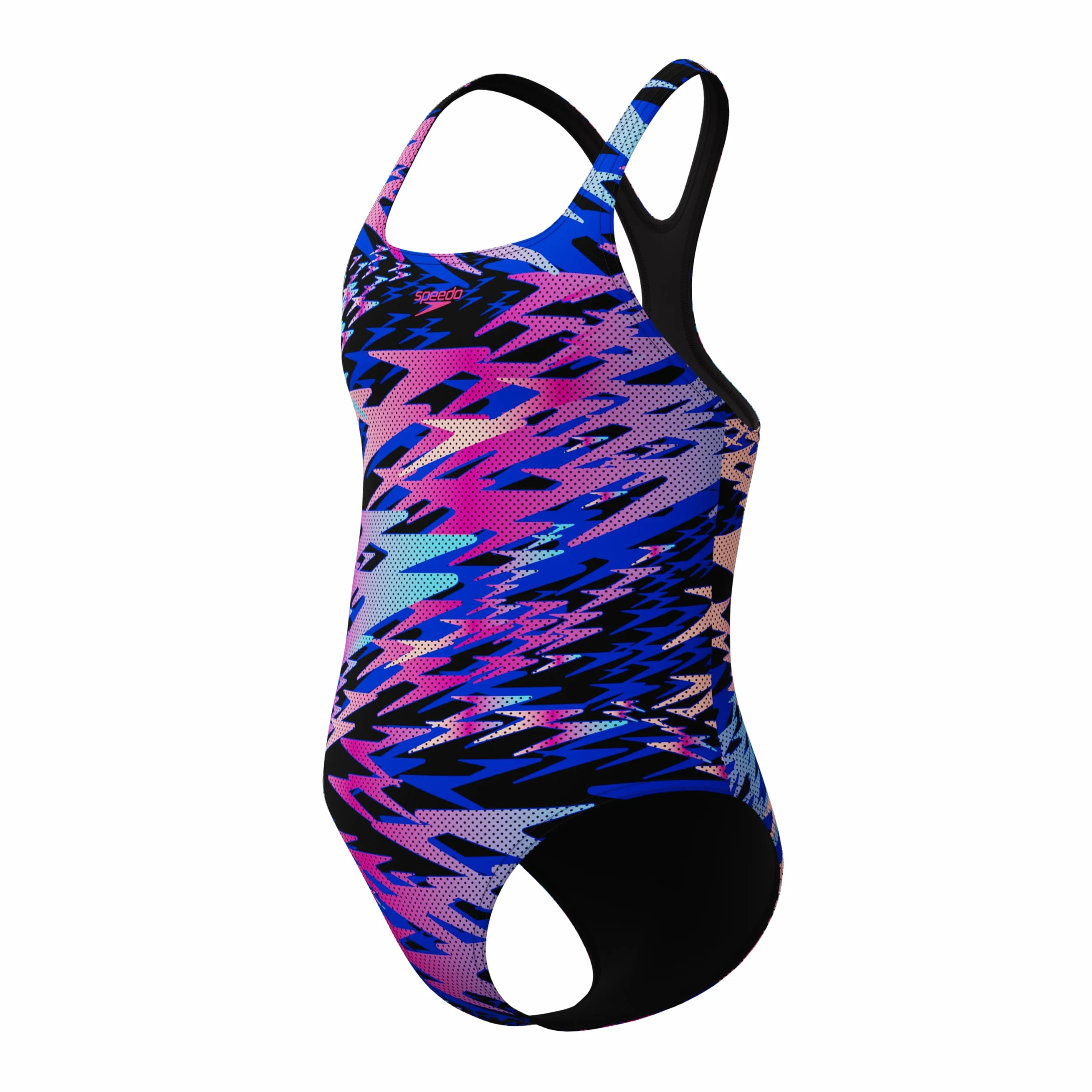 Speedo Strój kąpielowy Dziewczynki Hyperboom Print Medalist One Piece