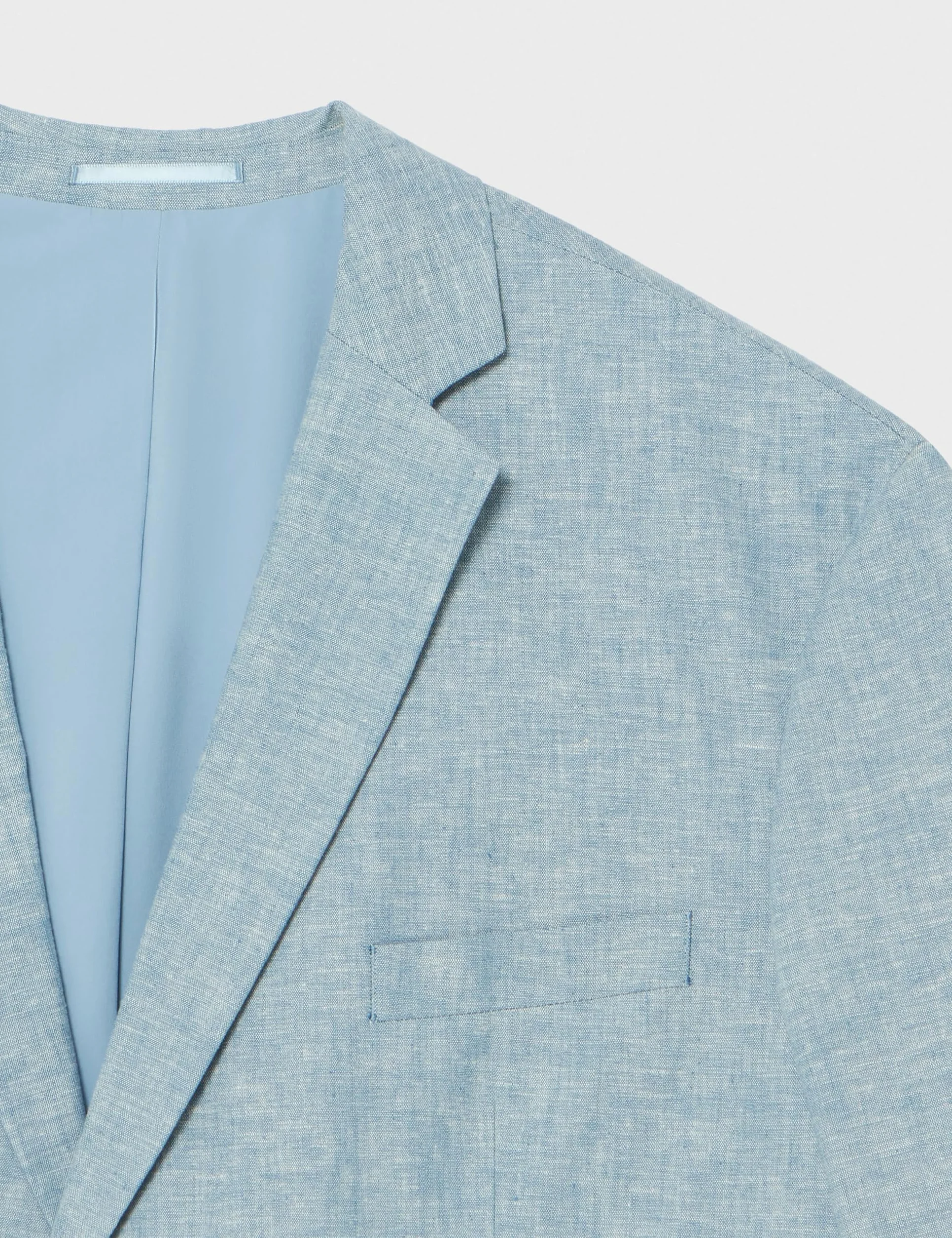 JACK & JONES Jprriviera Linen Suit Slim Fit Sn Pls garnitur męski, Troposphere/Fit: slim fit, 70 Duże rozmiary