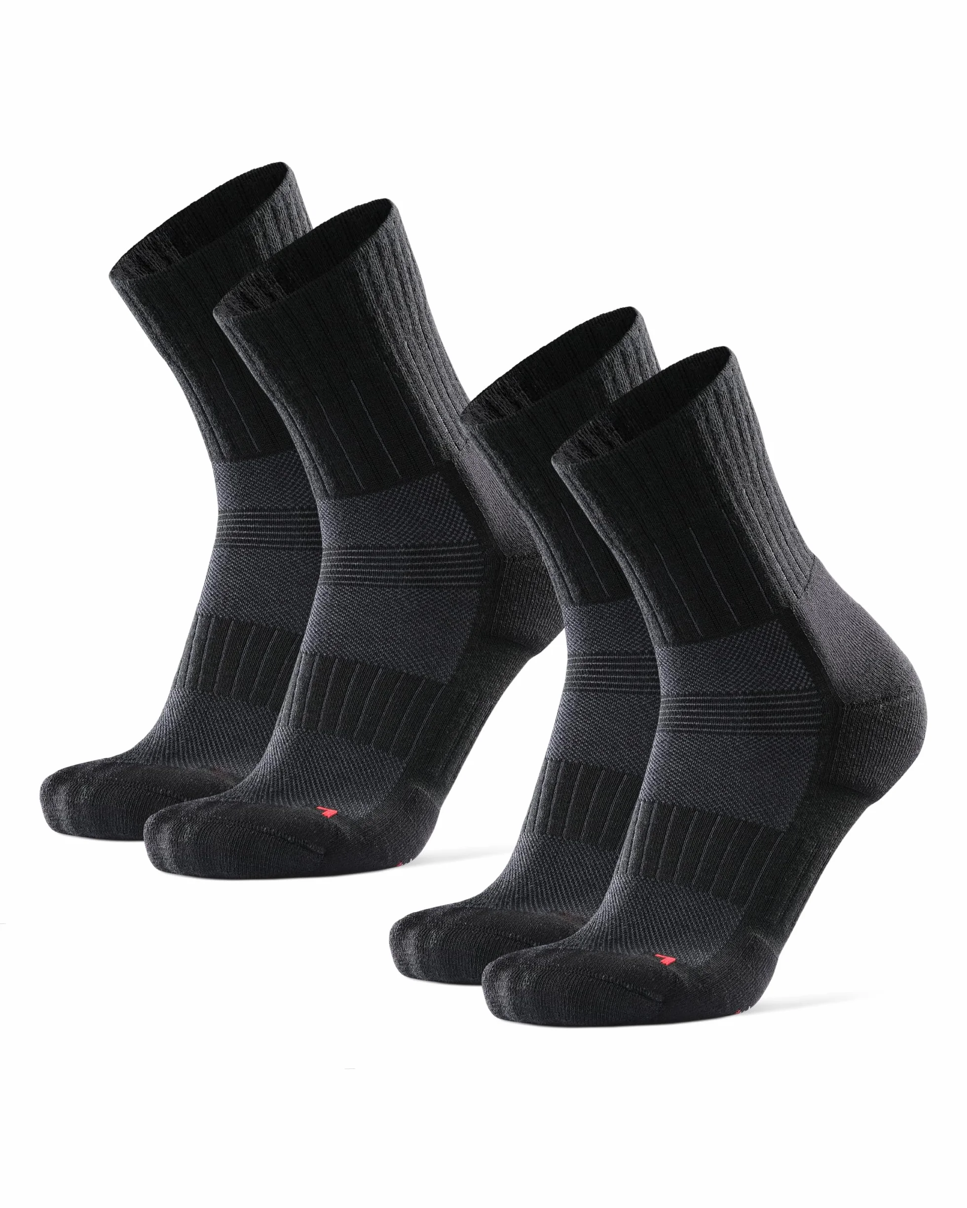 DANISH ENDURANCE Premium Skarpety do Biegania z Wełny Merino, Termoaktywne, na Jesień i Zimę, Męskie i Damskie, 2-PACK