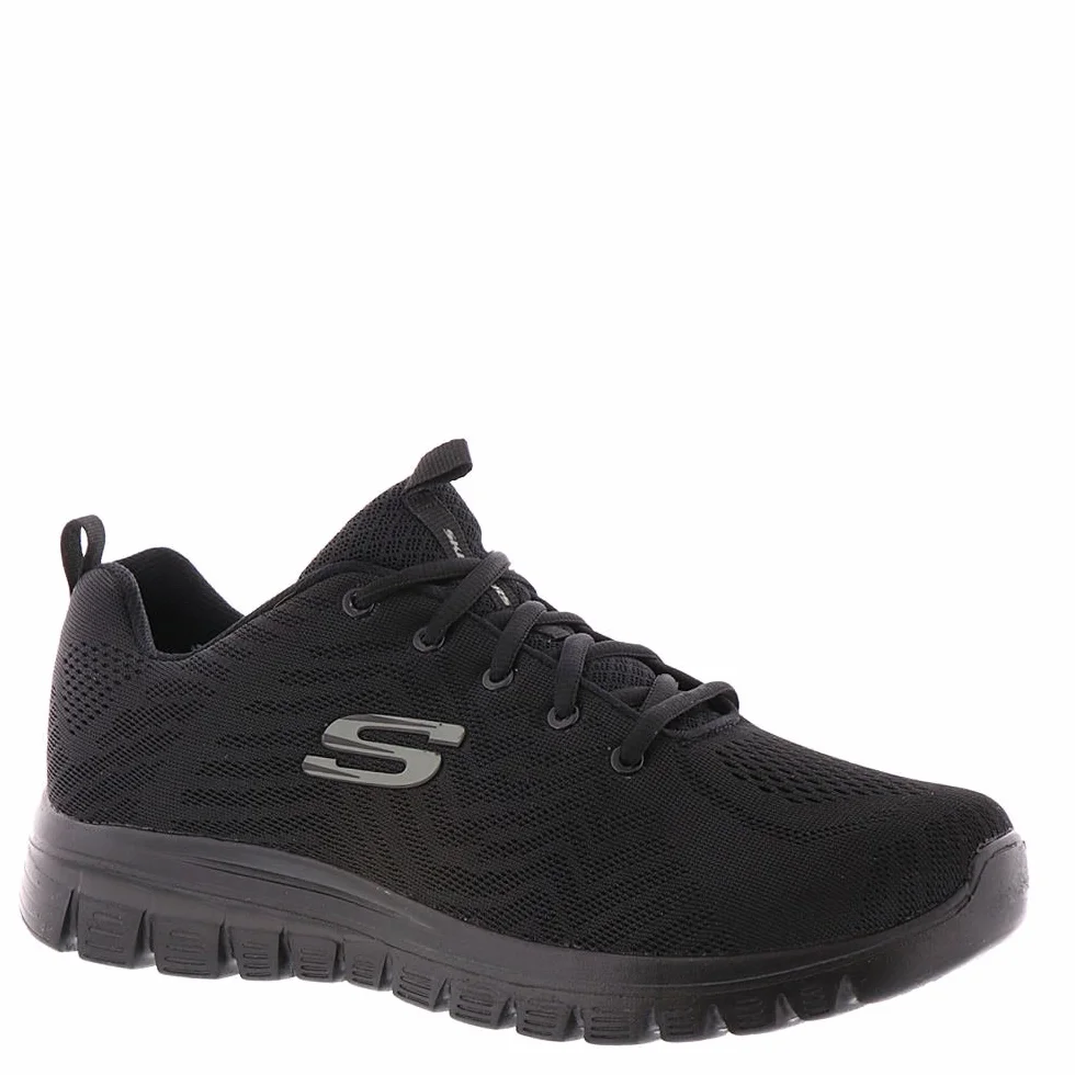 Skechers Graceful Get Connected Buty, Black Mesh Trim, 40 EU