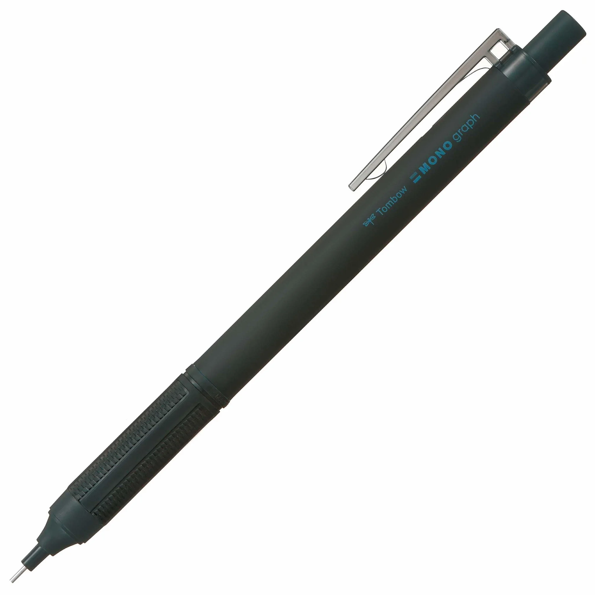 Tombow Ołówek mechaniczny MONO graph Lite czarny, precyzyjna końcówka, komfortowy uchwyt, zintegrowana gumka do ścierania, do ponownego napełniania [SH-MGL14]