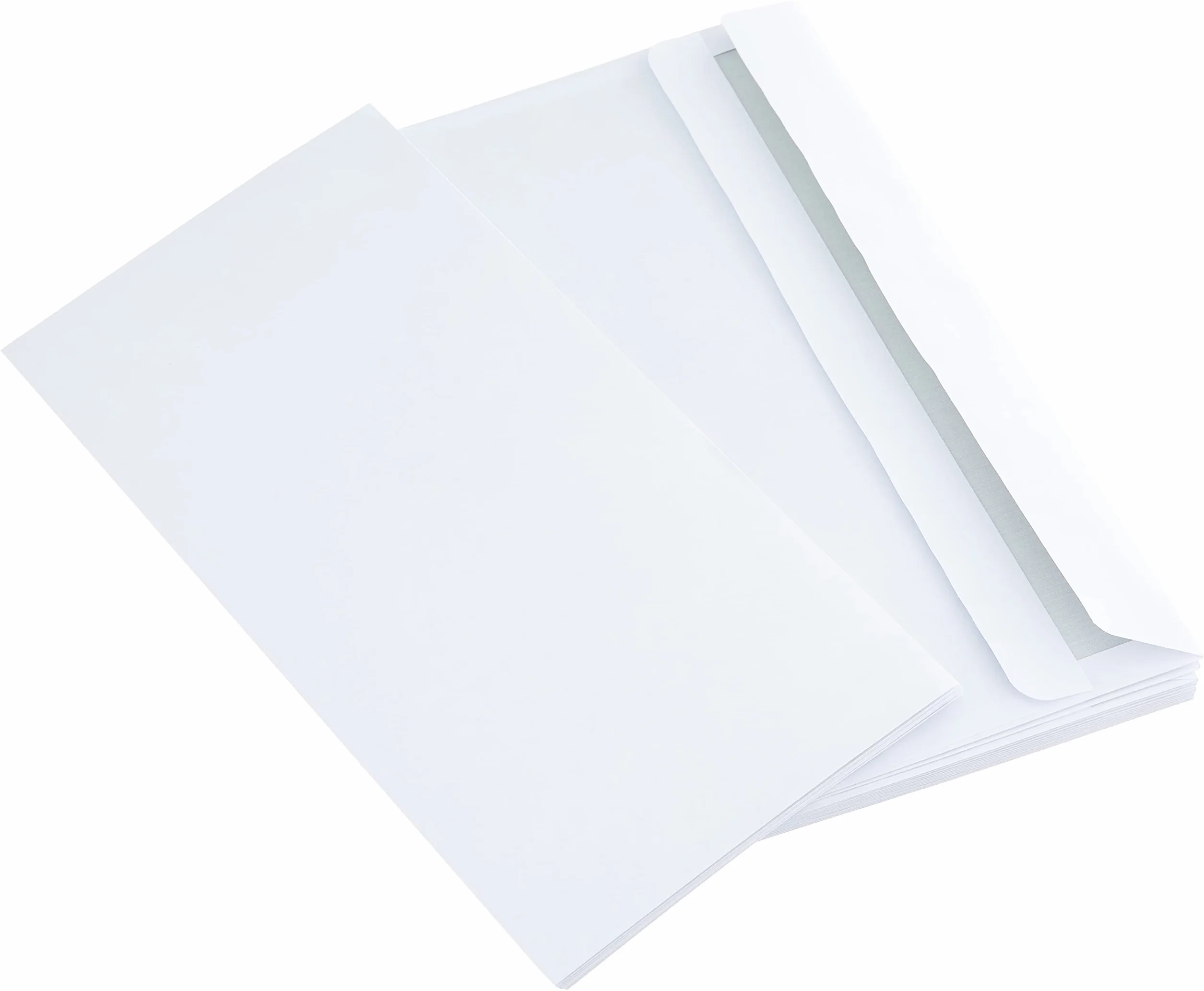 Herlitz 768853 Koperty bez Okna, Biały, 22 cm x 11 cm