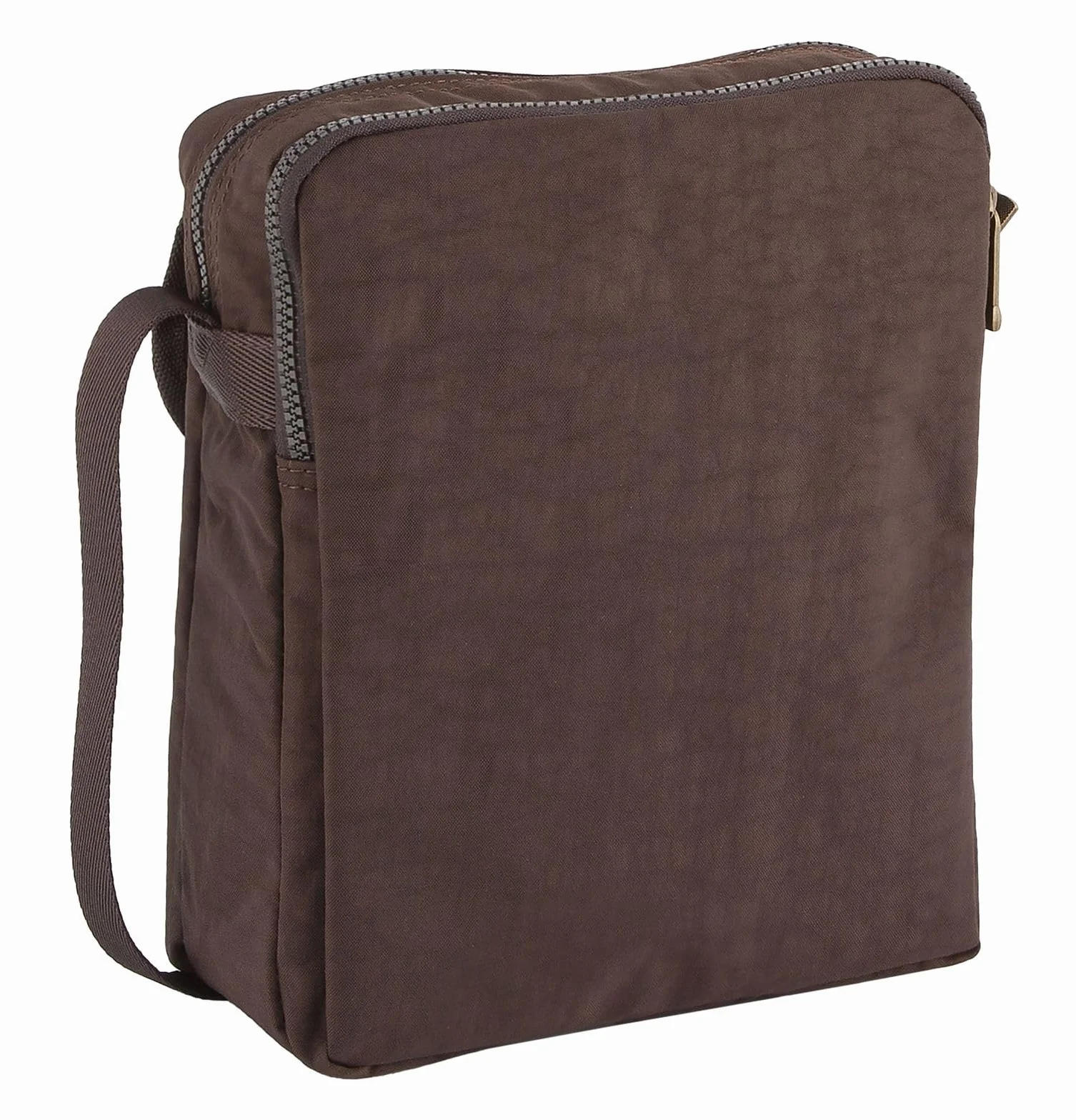 camel active Męski plecak z 2-kierunkowym zamkiem błyskawicznym, beżowy, 21,5x11x26, 000382