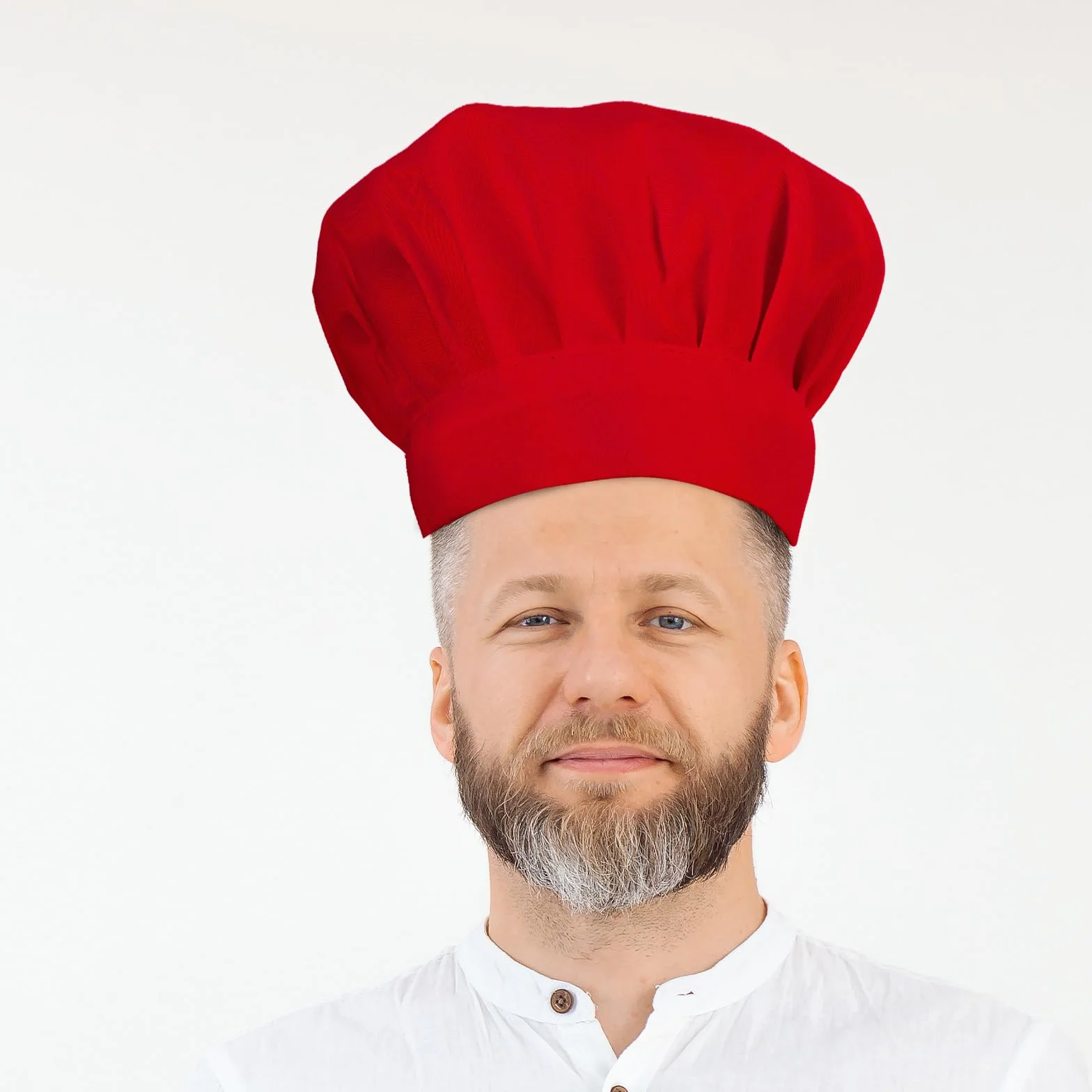 Teaaha 3 czapki kucharskie, uniseks, regulowana, dla dorosłych, mężczyzn i kobiet, do restauracji, gotowania, grilla, pieczenia, mundurek kuchenny (czarny, biały, burgundowy)
