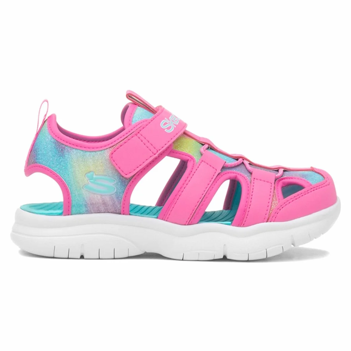 Skechers Dziewczynki Flex Splash Daylight ShimmerSandały sportowe
