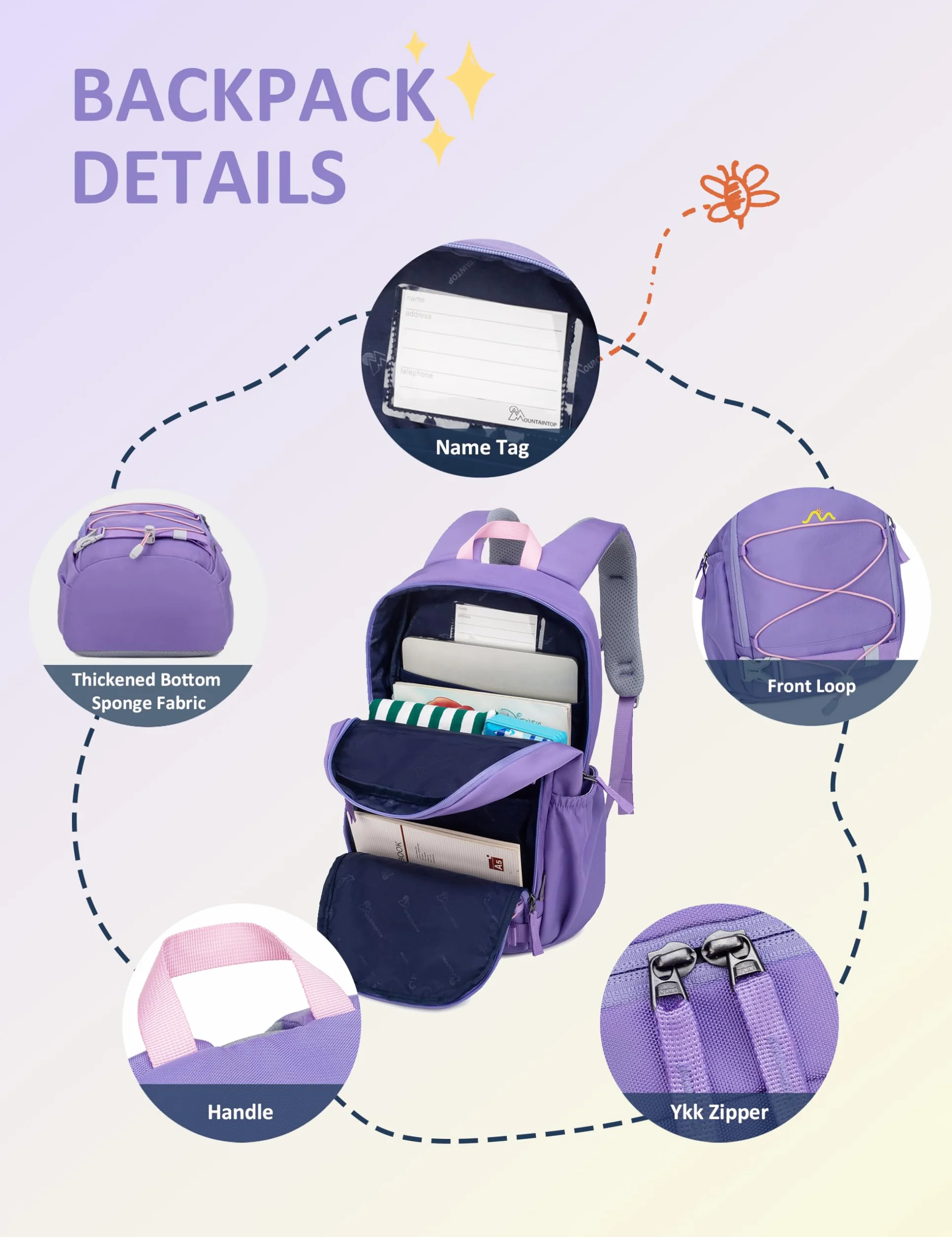 MOUNTAINTOP plecak dziecięcy Uniseks - dzieci Kinder-rucksack