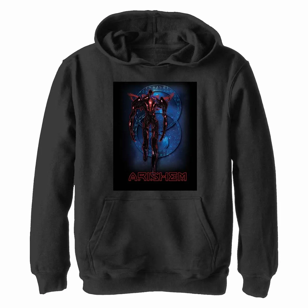 Marvel Boys The Eternals Arishem niebieska bluza z kapturem, czarny, S, czarny, S, Czarny, S