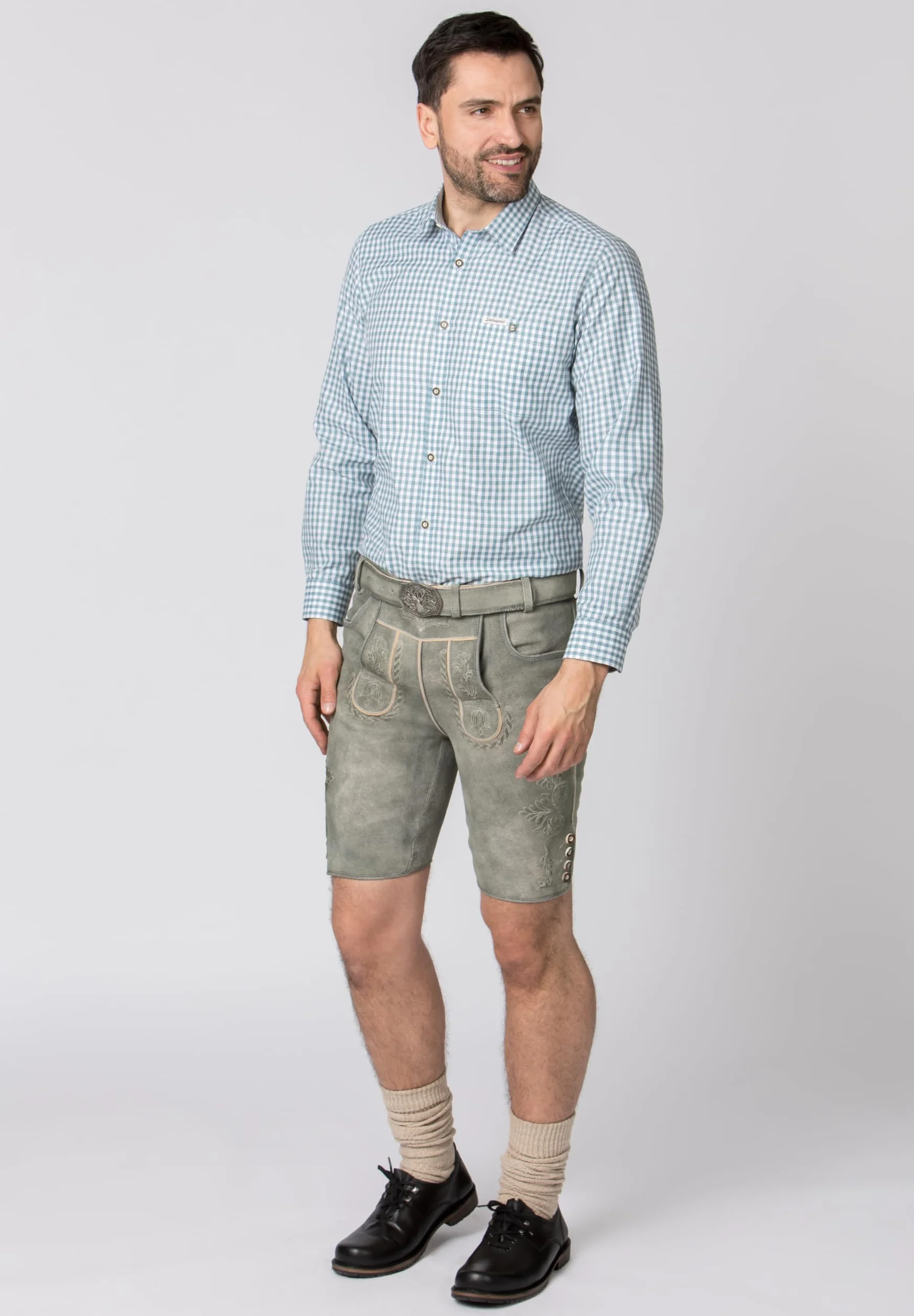 Stockerpoint Koszula do stroju ludowego Campos3, Petrol, 3XL