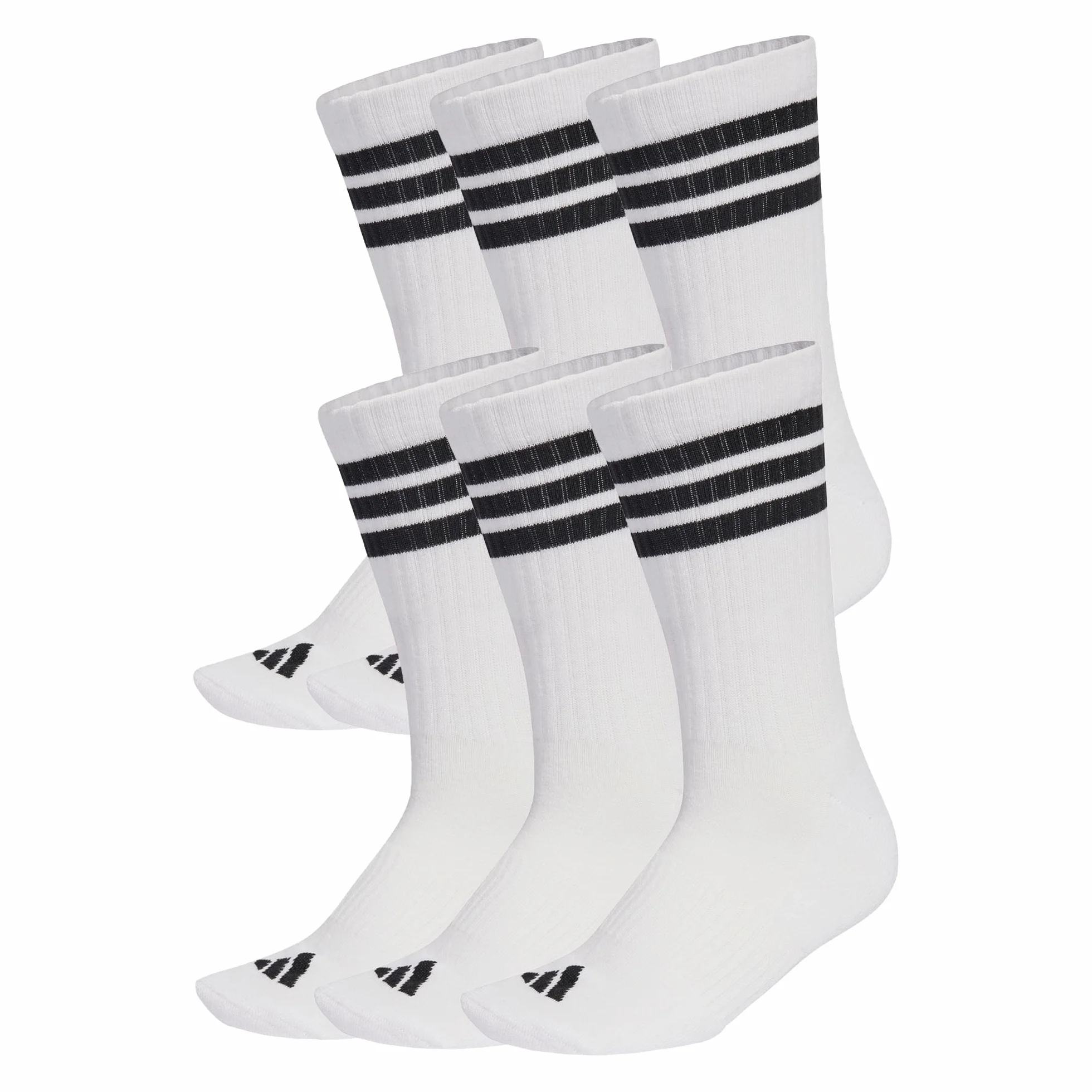 adidas Skarpety Uniseks 3 Stripes Essentials Cushioned Crew Socks 6 Pair Pack