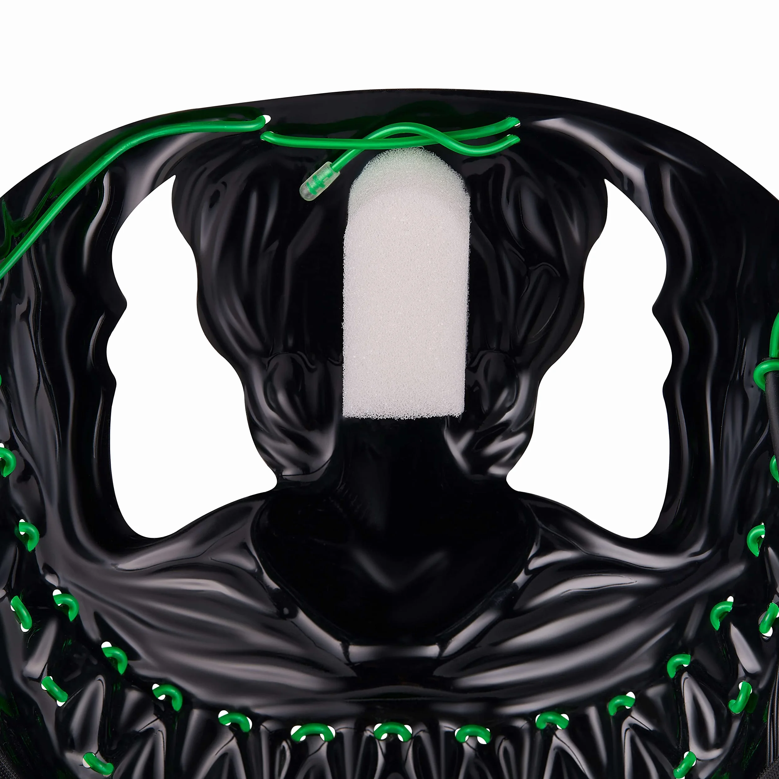 Maska LED Venom z 3 trybami owietlenia - idealna dla DJ-a Techno | Halloween | Cosplay | Karnawa | Straszna maska | Neonowa maska | jako dodatek do kostiumu horroru