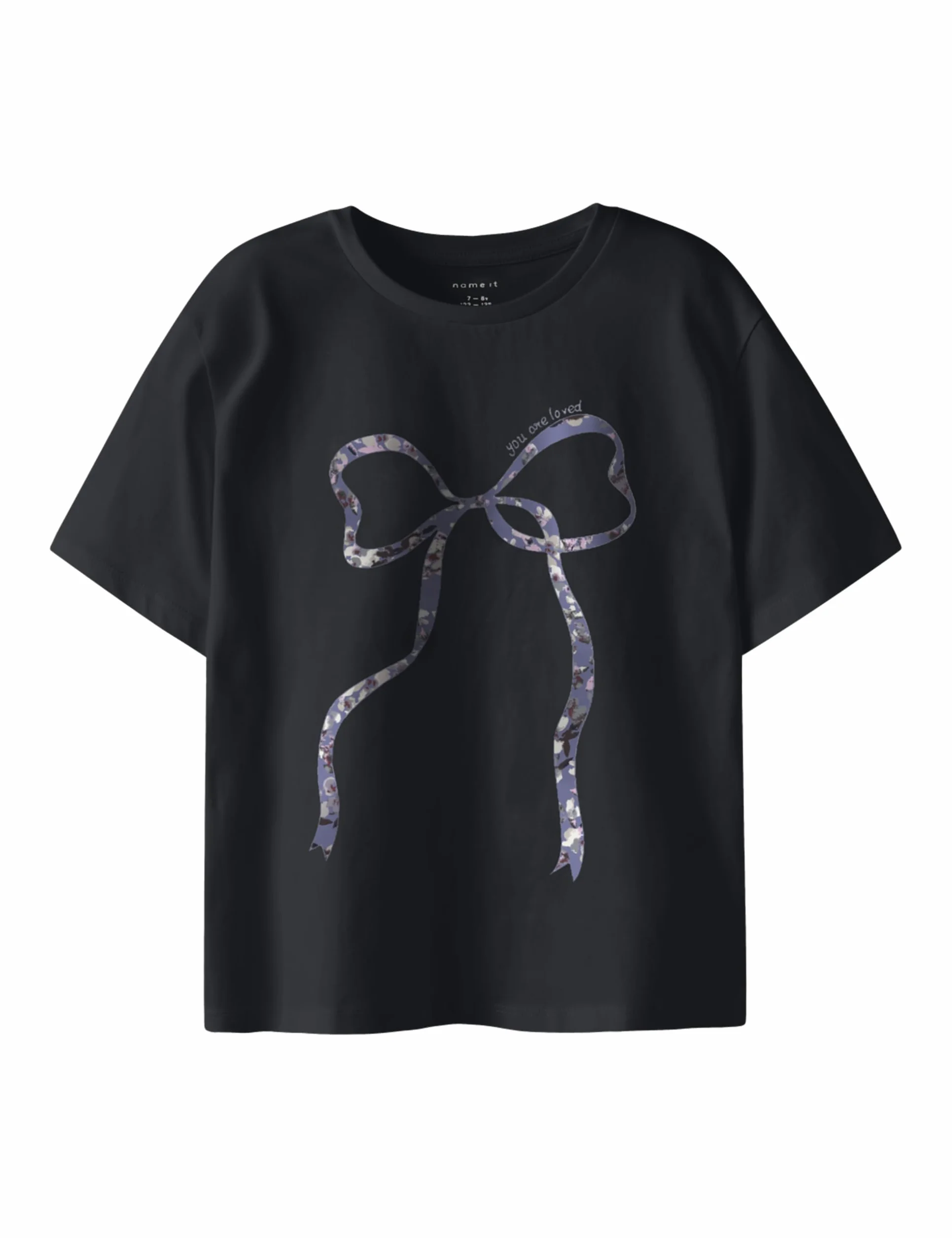 NAME IT Nkftabea Ss Nreg Top, czarny, 122-128