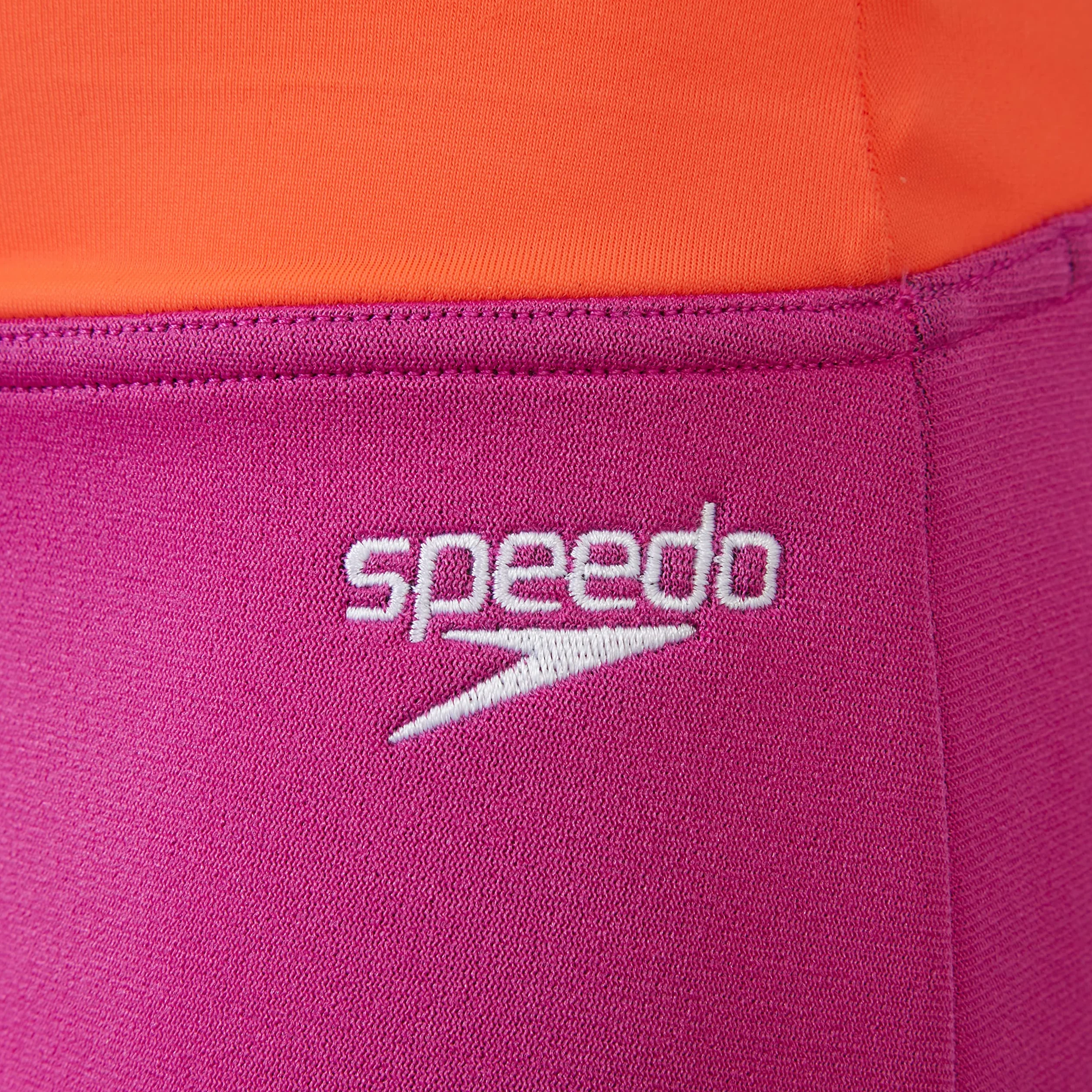 Speedo Girl's Learn to Swim pokrowiec na pieluchy dla niemowląt i małych dzieci | miękki w dotyku | neopren, wiśniowy róż/koralowy, 6-9M6-9M
