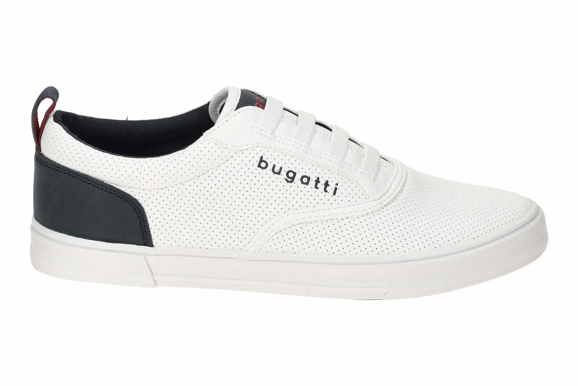 bugatti Mężczyźni Bequeme Schnürschuh Memory Foam Elegante Casual Easy Fit Sneaker Aus Austauschbaren EinlegesohlenMokasyny